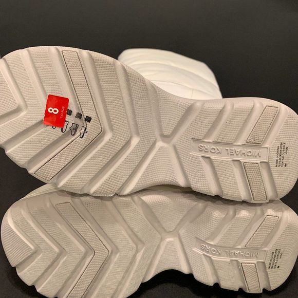 WHITE Michael Kors Gamma Cold Weather Tall Boots retail $225 - Picture 7 of 8